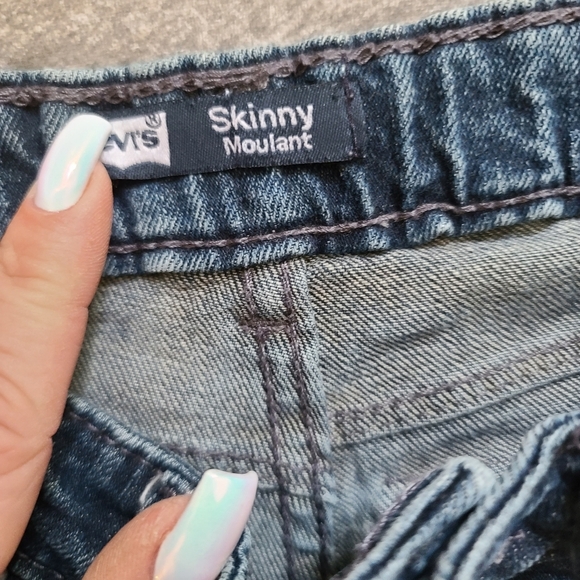 Girls Skinny Levis Jeans size 7 - Picture 5 of 7